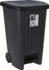 Mülleimer outdoor 90 l anthrazit/schwarz mit Pedal und Produktbild-Vorschau 6