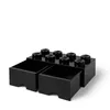 LEGO Brick Drawer 8 schwarz (schwarz) Produktbild-Vorschau 5