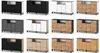 STIV Möbel | Kommode 140x35x80 cm Eiche Wotan / Schwarz Produktbild-Vorschau 6