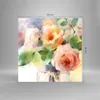 Bilder auf glas - Rose Blume Garten - 40x40cm - Glasbilder Produktbild-Vorschau 3
