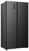 Hisense Freistehend Side-by-Side-Kühlschrank, Inox, 527 l, Produktbild-Vorschau 2