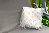 MuchoWow® Outdoor Kissen - Rosen - Orange - Muster - 45x45 Produktbild-Vorschau 2