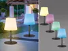 Outdoor Tischlampen 2er SET ohne Kabel mit Farbwechsel Produktbild-Vorschau 1