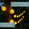Ghirlanda luminosa con lanterne a LED - 5,5 metri | Con Anteprima dell’immagine prodotto 3