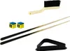 GamesPlanet® Mini kulečník pool, 92 x 52 x 19 cm, hnědá Náhled obrázku produktu 4