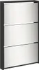 vidaXL Scarpiera con specchio 5 scomparti nero 63x17x169,5 Anteprima dell’immagine prodotto 6