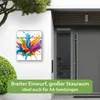 banjado Design Briefkasten Stahl silber mit Zeitungsfach Produktbild-Vorschau 5