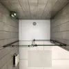 B:120xH:200cm Duschabtrennung Duschkabine Schwarz Produktbild-Vorschau 4