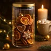 Glasgefäß mit Golddeckel, 1000 ml Produktbild-Vorschau 3