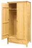 Möbilia Kleiderschrank | 2 Türen, 1 Schublade | Kiefer-Holz Produktbild-Vorschau 2