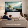 tectake Beamer-Leinwand manuell 72 Zoll 183cm Bilddiagonale Produktbild-Vorschau 6