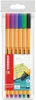 Fineliner - STABILO point 88 - Pack de 6 - avec 6 couleurs Voir les images du produit 3