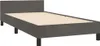 vidaXL Bettgestell ohne Matratze Dunkelgrau 80x200 cm Samt Produktbild-Vorschau 3