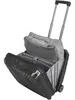 A black and gray rolling business case with the lid open, showing the interior compartments. Produktbild-Vorschau