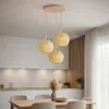Luxolar LED závěsné svítidlo 3 žárovky E27 ratan Boho Náhled obrázku produktu 3