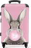 NoBoringSuitcases.com - Großer Koffer - Kinderkoffer rosa Produktbild-Vorschau 1