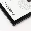 A close-up view of a black picture frame with text on the matting. Anteprima dell’immagine prodotto