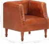 vidaXL Fauteuil marron cuir véritable Voir les images du produit 15