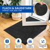 Gentle North Hochwertige Fußmatte grau-schwarz 60x90 groß Produktbild-Vorschau 2