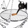 Grillrost Ø600 Mm FEINZ Stativ Mit Kette Winde Edelstahl Produktbild-Vorschau 1