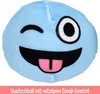 Squeeze-Ball aus Plüsch "Zwinker-Smiley" - ca. 9 cm Produktbild-Vorschau 4