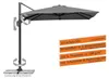 Schneider Ampelschirm Sonnenschirm Rhodos Twist 350 x 260 Produktbild-Vorschau 25