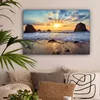 MuchoWow® - Leinwandbilder - Strand - Sonnenuntergang - Produktbild-Vorschau 2
