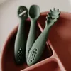 Sada 3 silikónových lyžičiek na učenie sa jesť. Take&Match Náhľad obrázku produktu 4