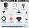 A collection of hydroponic system accessories laid out against a light gray background. Náhľad obrázku produktu