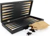 stolní hra Backgammon Tavla XXL Classic Leather Brown Náhled obrázku produktu 1