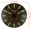 PRIM Luminescent Sport II Wanduhr Holz lautlos Braun/Weiß Produktbild-Vorschau 9