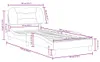 VidaXL 3207745, Šedá, 95 cm, 2,18 m, 74,5 cm, 900 x 2000 Náhled obrázku produktu 7