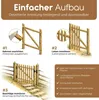 Gartentor Holz Bausatz - Breite 80 x Höhe 120 cm Produktbild-Vorschau 4