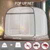 Moskitonetz Bett Pop Up,180cmX200cm Faltbares Produktbild-Vorschau 2
