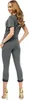 Damen Eleganter Overall Sportlich bequem Einteiler 6/8 Produktbild-Vorschau 1
