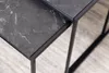 Infinity Couchtisch Set mit 3 Stk. schwarzer Marmordruck, Produktbild-Vorschau 6