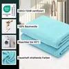 Duschtücher 2er Set, 70x140 cm, azur-blau, Baumwolle Produktbild-Vorschau 2