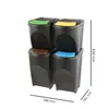 Poubelle- Set de 4 poubelles 120 L Système de tri des Voir les images du produit 2