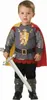 A young child dressed as a knight, holding a toy sword. Anteprima dell’immagine prodotto