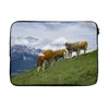 MuchoWow® Laptop Hülle 13 Zoll Kühe - Landschaft - Produktbild-Vorschau 1