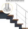 TolleTour 120cm scala ringhiera corrimano in acciaio inox Anteprima dell’immagine prodotto 3