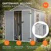 ECD Germany Gartenhaus wetterfest 5m³ Kunststoff Gerätehaus Produktbild-Vorschau 2