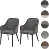 2er-Set Aluminium-Gartenstuhl HWC-O16, Outdoor Stuhl, Produktbild-Vorschau 8