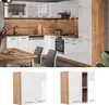 Vicco Hängeschrank R-Line, 60 cm, Weiß Hochglanz/Goldkraft Produktbild-Vorschau 2