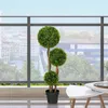 HOMCOM Künstlicher Buchsbaum groß 110cm, UV-beständige Produktbild-Vorschau 2