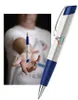 Stylo Eclipse Space, plastique blanc avec clip et logo Voir les images du produit 3
