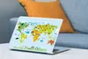 MuchoWow® Laptop Aufkleber Sticker Cover Weltkarte - Kinder Produktbild-Vorschau 4