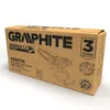 A cardboard box for a Graphite mini cordless chainsaw. Podgląd zdjęcia produktu