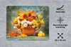 MuchoWow® Mauspad Mousepad Blumen - Herbst - Obst 23x19 cm Produktbild-Vorschau 2