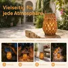 Solar Laterne Garten hängend, handgeflochtene Outdoor Solar Produktbild-Vorschau 5